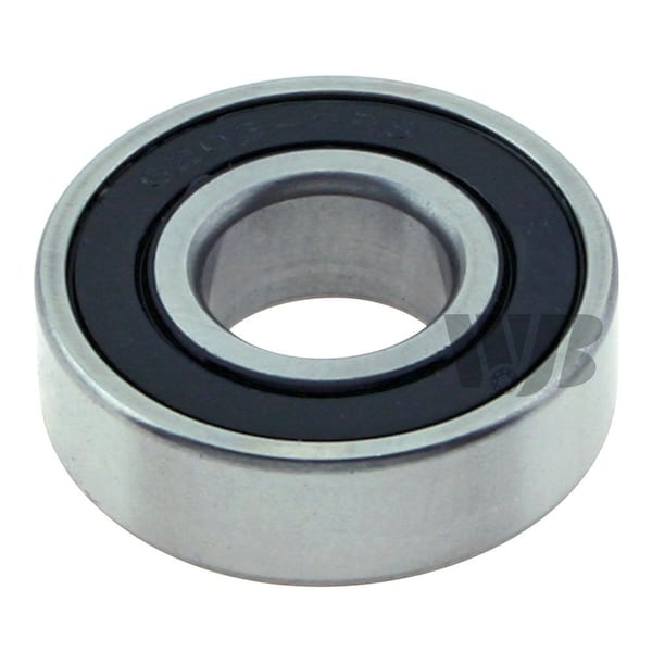Wjb Conrad Type 2-Seals Bearing, Rb6203-2Rs RB6203-2RS - main